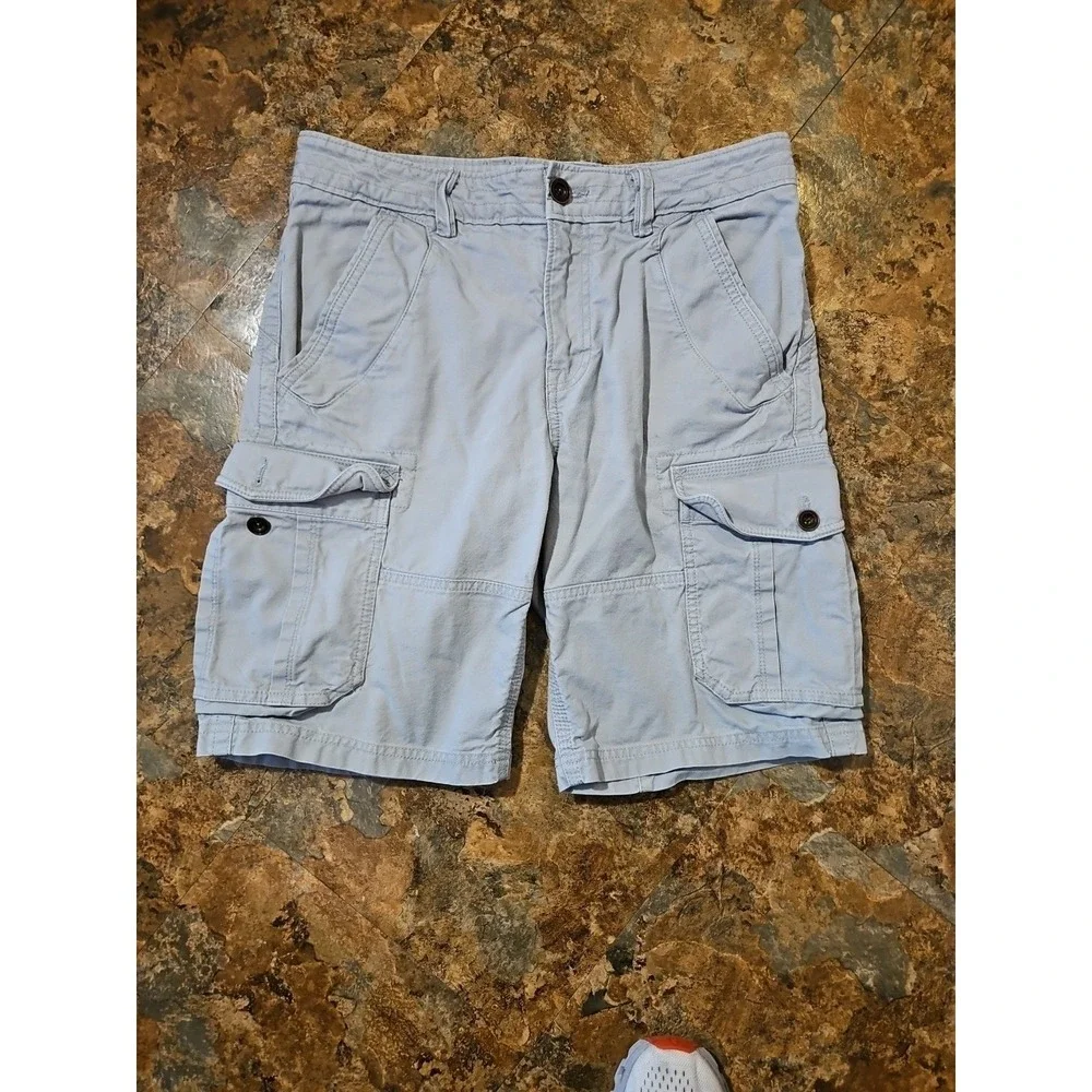 Timberland Cargo Shorts conway lake utility shorts Mens Size 32 Gray (A130)
